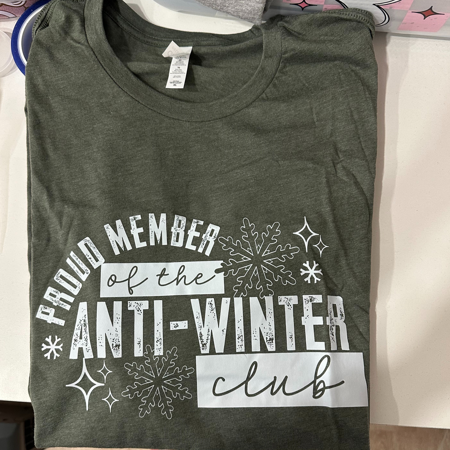 Anti-winter club Tee