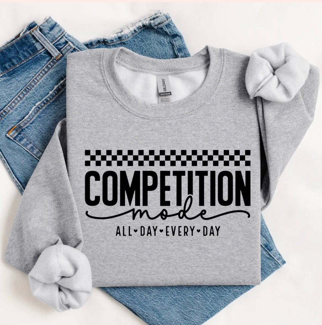 Competition mode sweatshirt