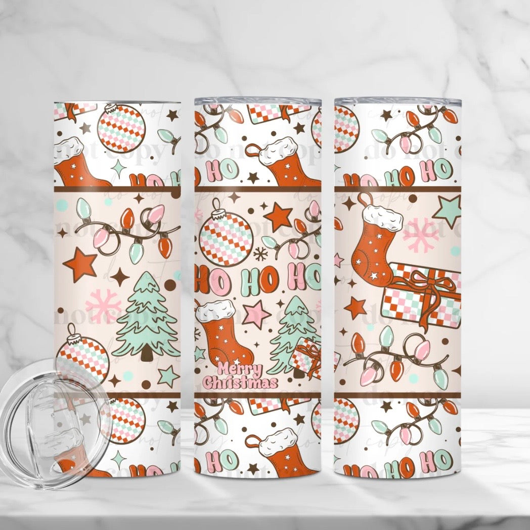 Ho Ho Ho 20oz Stainless Steel Tumbler