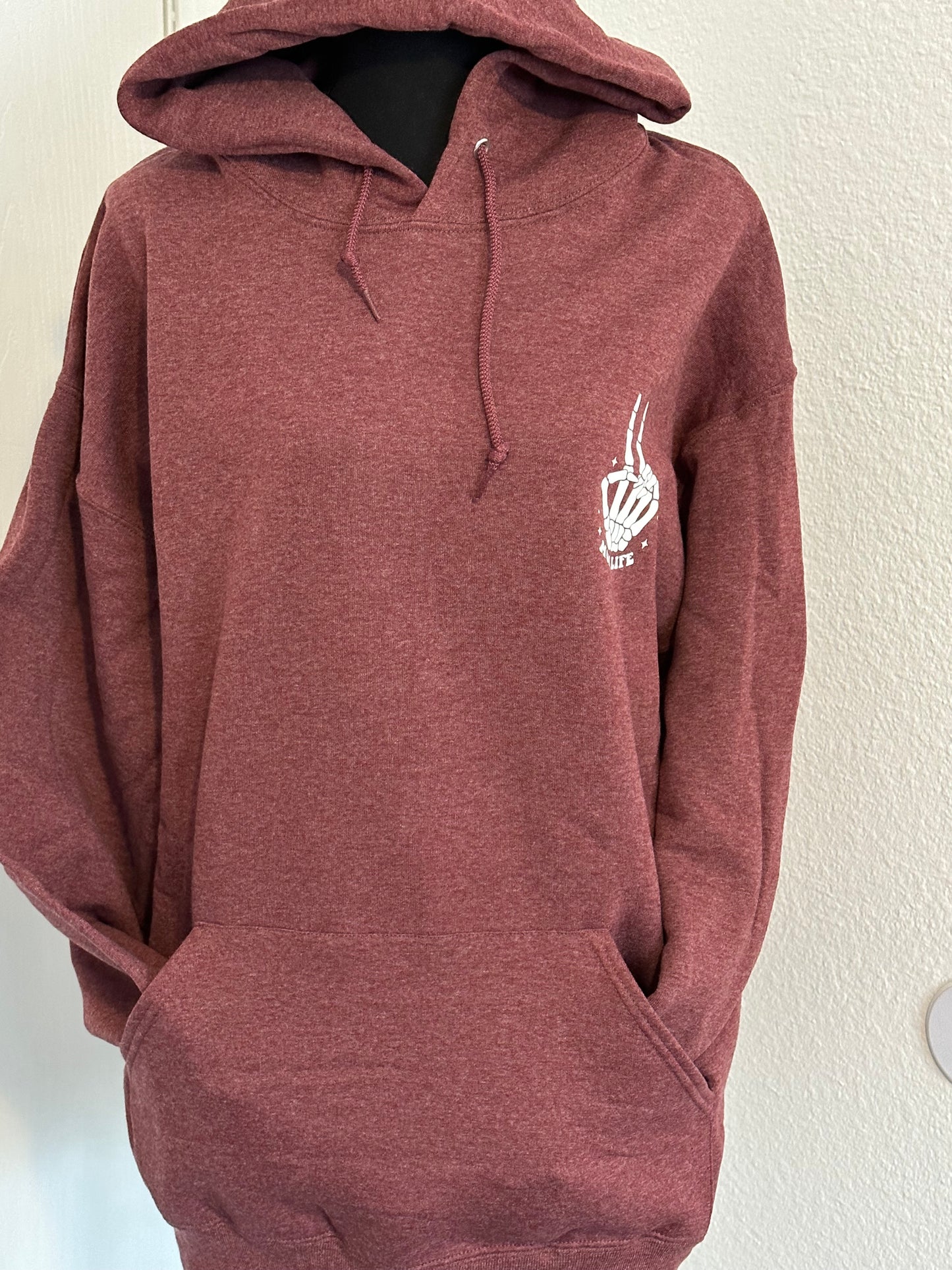 Mama Mommy Mom Bruh hooded sweatshirt in Maroon SALE