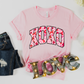 Valentines Pink Camo XO T-shirt