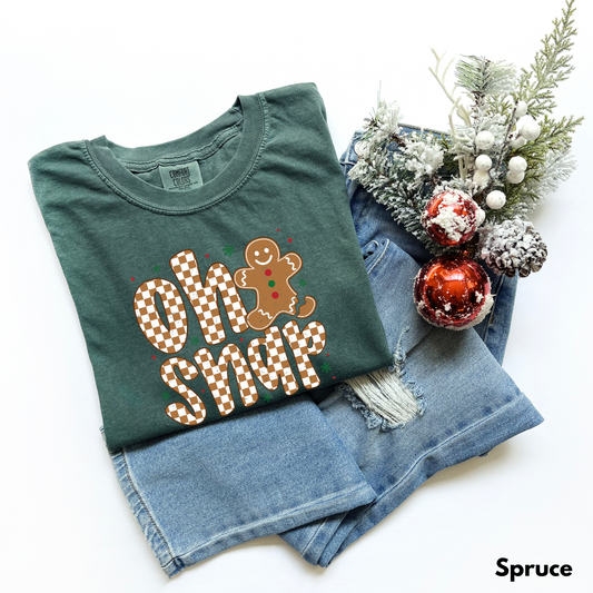 Oh Snap Christmas Gingerbread T-shirt