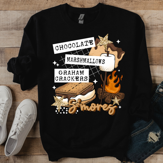 S'mores Sweatshirt in Black