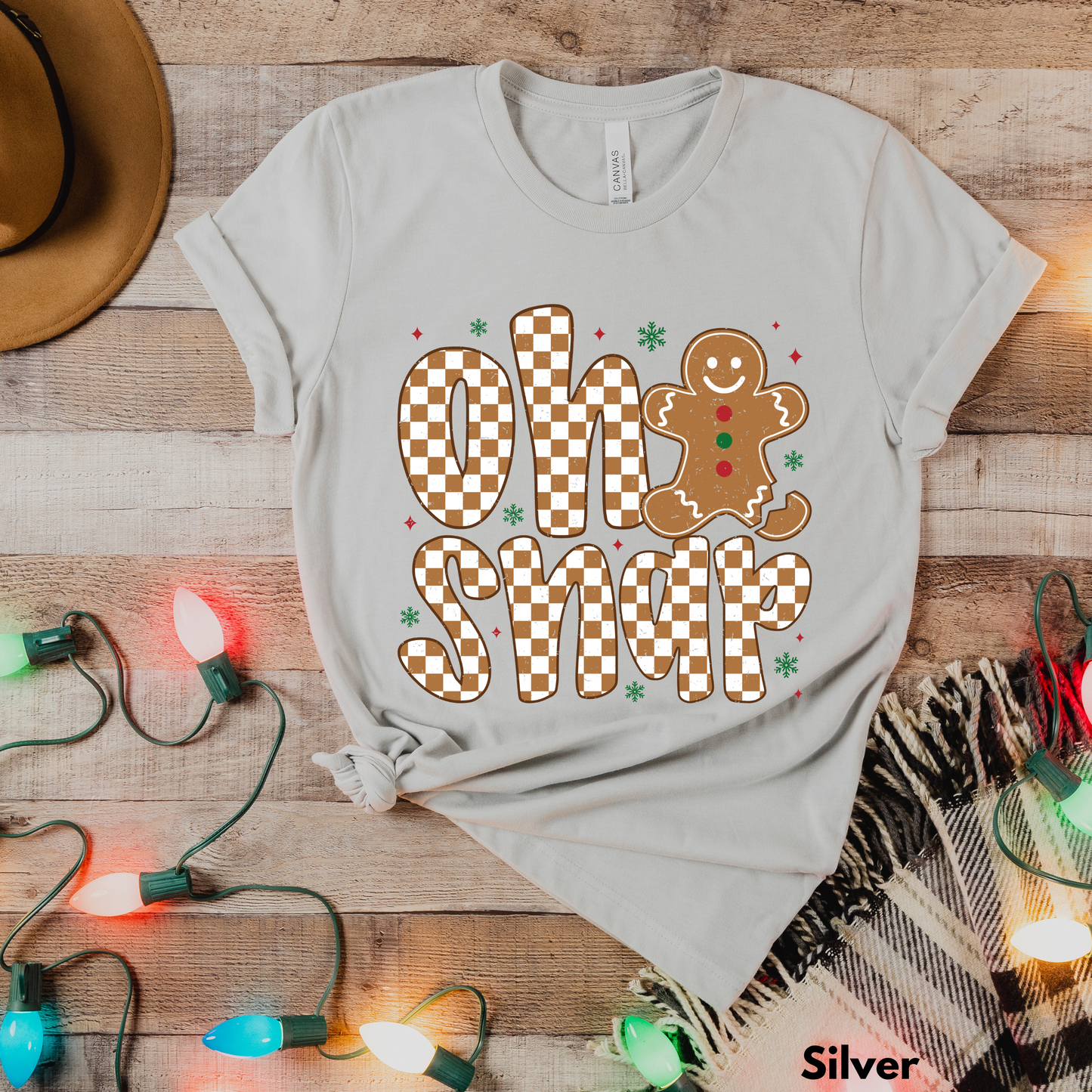 Oh Snap Christmas Gingerbread T-shirt