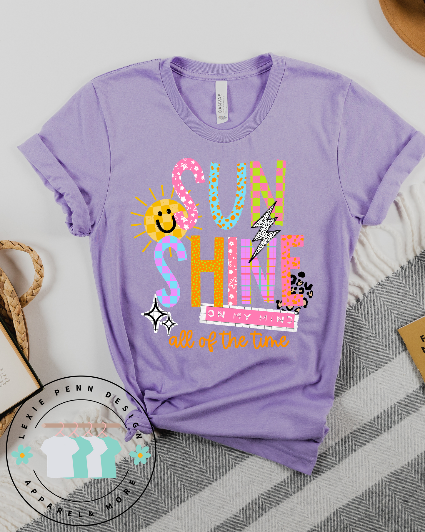 Sunshine on my mind all the time tee