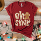 Oh Snap Christmas Gingerbread T-shirt