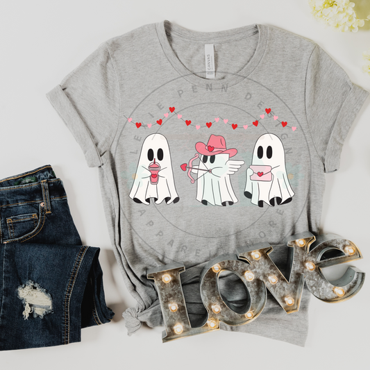 Boo Valentines Ghost T-shirt