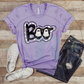 Boo with Ghosts T-shirt in light purple