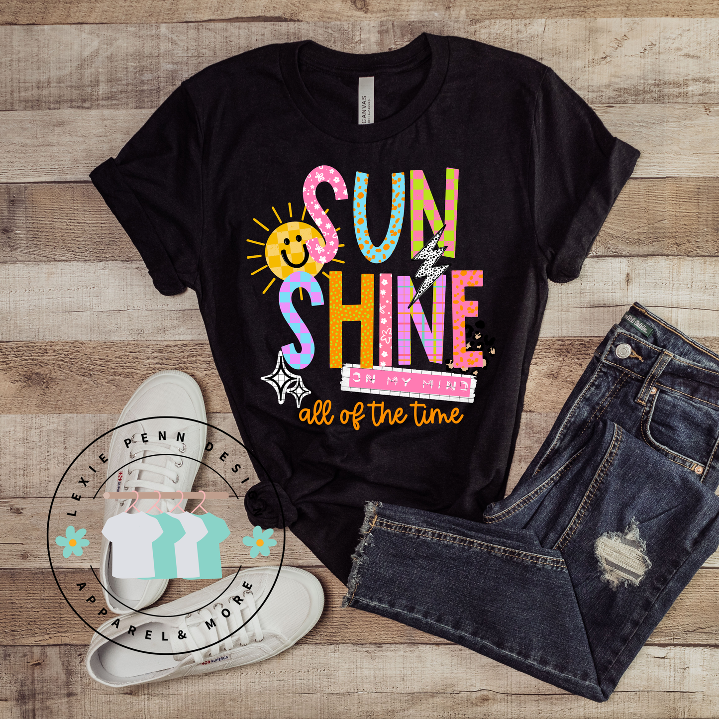 Sunshine on my mind all the time tee
