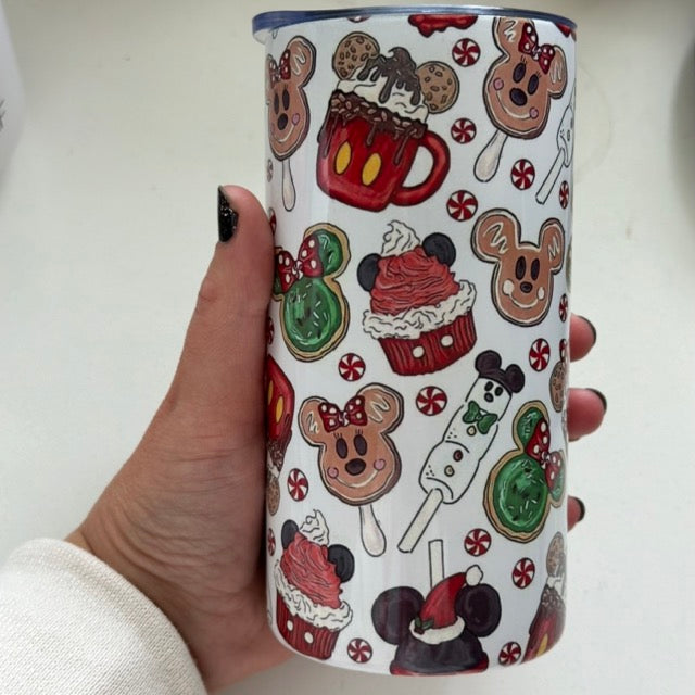 Disney Christmas Treat inspired Tumbler