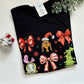 Christmas characters T-shirt in Black