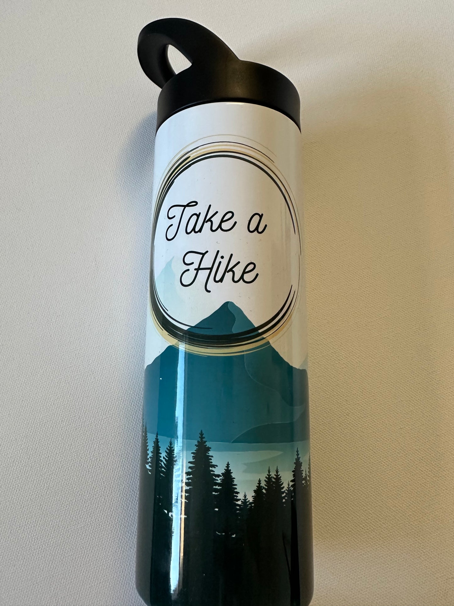 take a hike 22oz water bottle