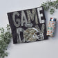 Camo and Leopard Print Football Game Day T-shirt in Pepper