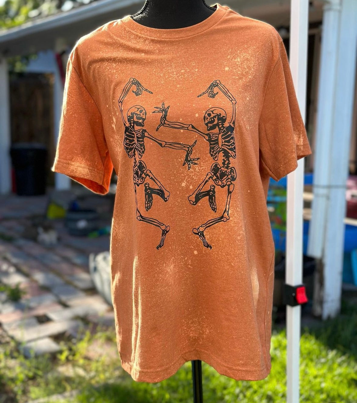 Bleached dancing skellies t-shirt