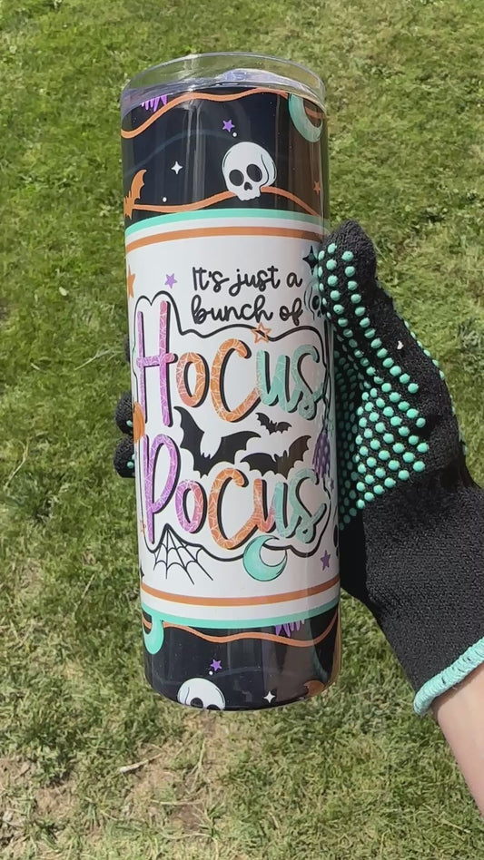 A bunch of hocus pocus 20oz stainless steel tumbler with lid